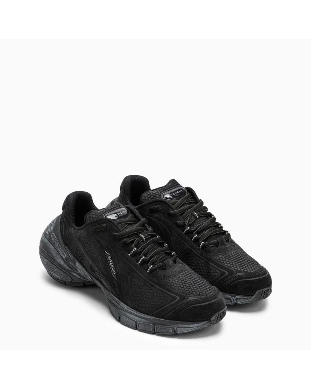 Givenchy Black Leather Tk-Mx Runner Sneakers for men