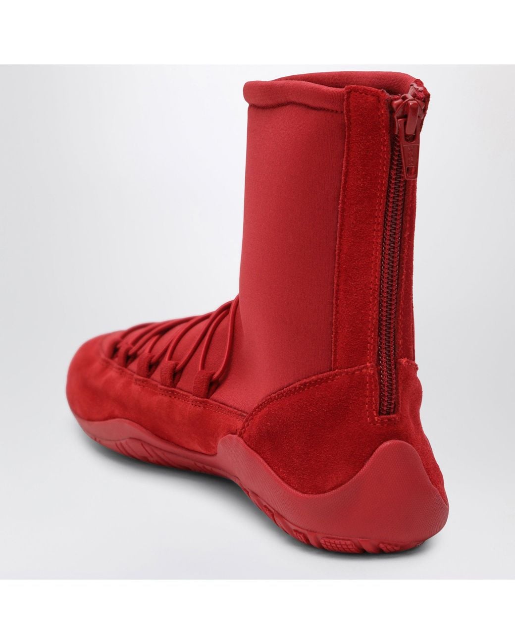 Dear Frances Red Scuba Bootie Ankle Boots