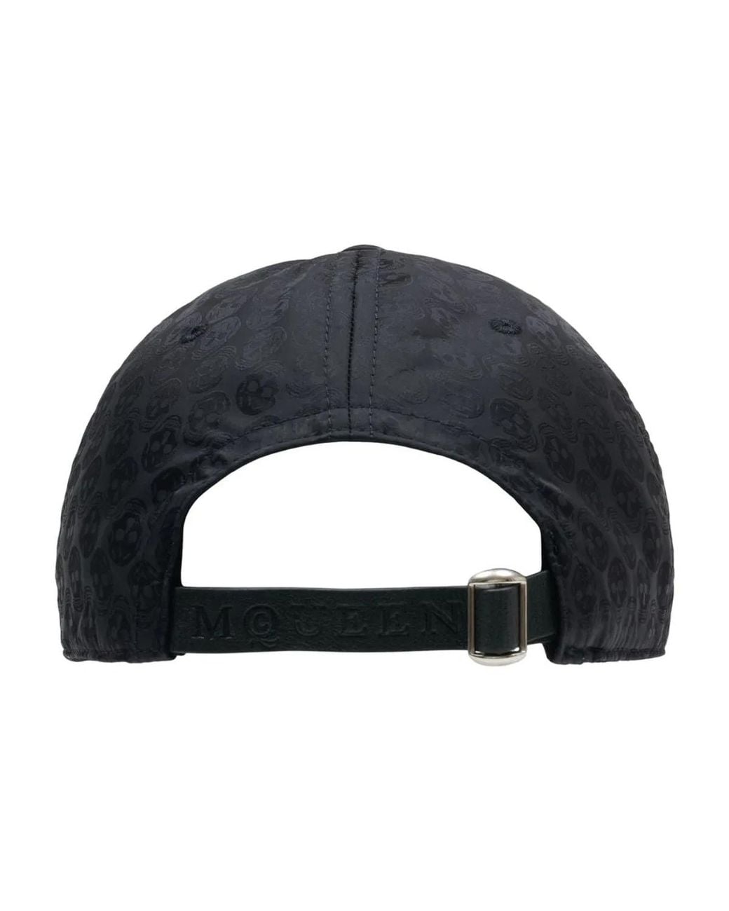 McQueen Blue Skull Repeat Cap for men