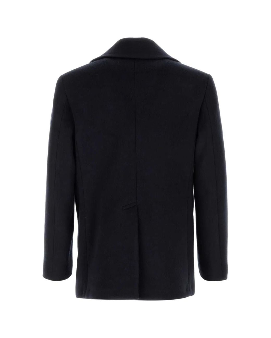 Givenchy Blue Midnight Wool Coat for men