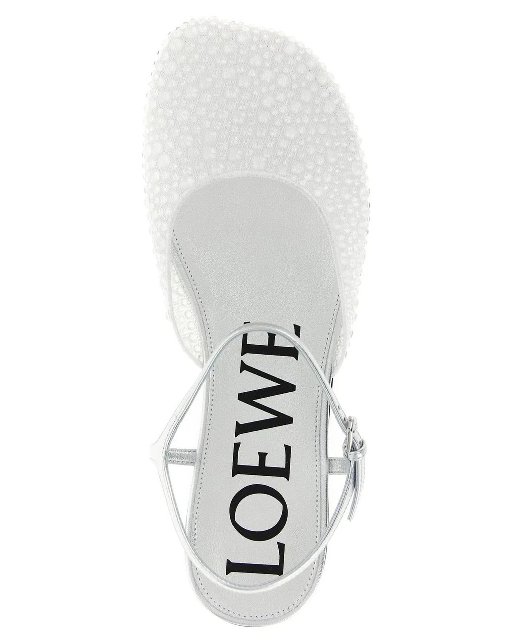 Loewe White Polyamide Ballet Flats