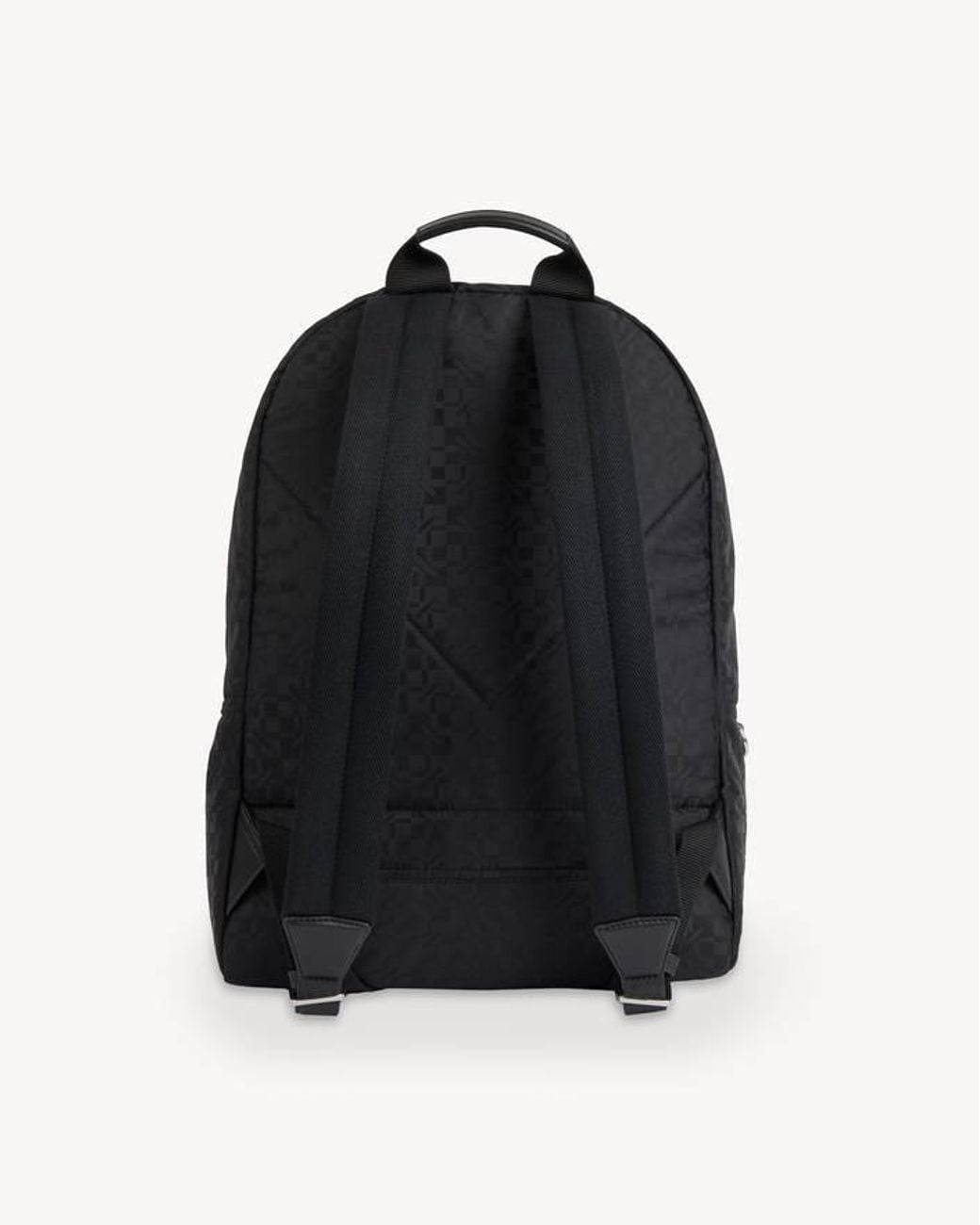 KENZO Black Logo-Print Backpack for men