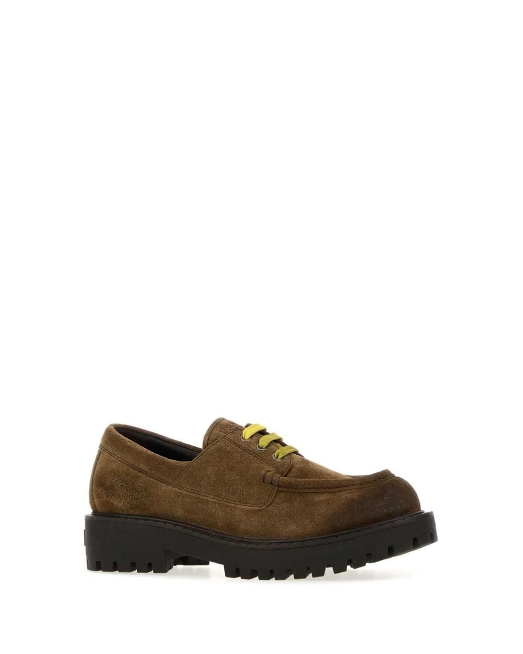 Prada Brown Suede Loafers for men