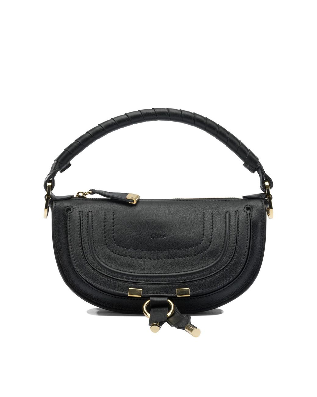 Chloé Black Mini Marcie Shoulder Bag