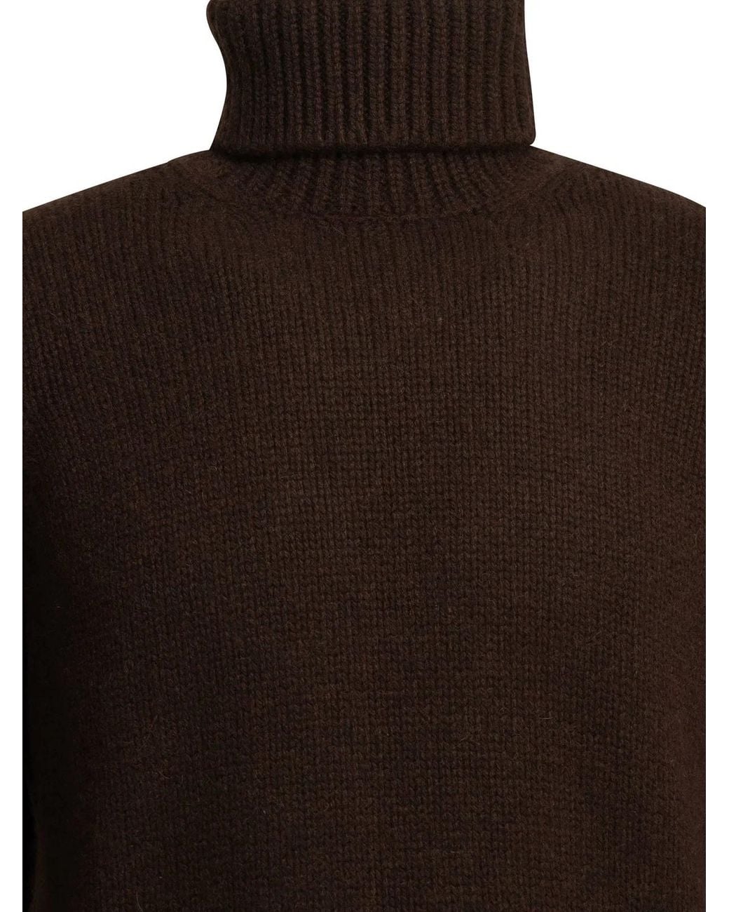 Altum Brown Cashmere Turtleneck Sweater for men