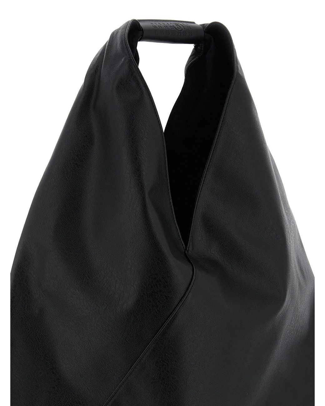 MM6 by Maison Margiela Black Japanese Classic Handbag Polyurethane Hand Bags