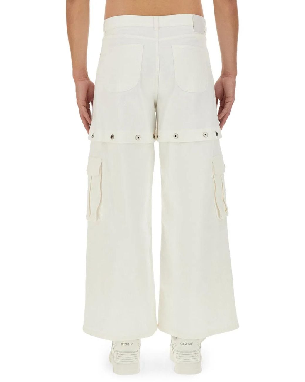Off-White c/o Virgil Abloh White 90S Super Baggy Jeans for men