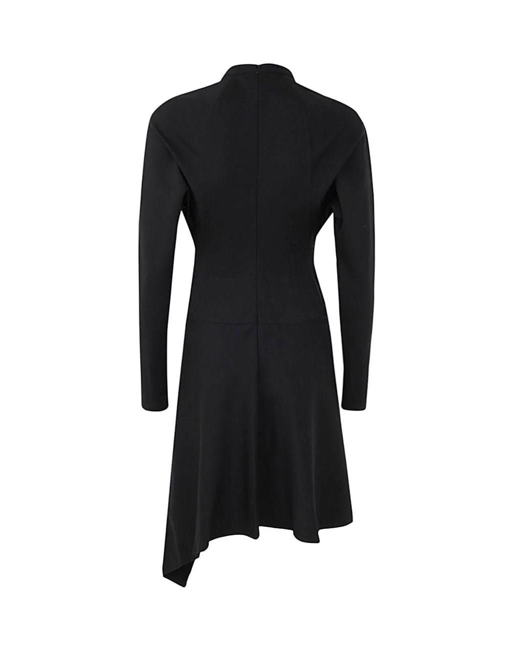 J.W. Anderson Black Neck Chain Long Sleeve Dress