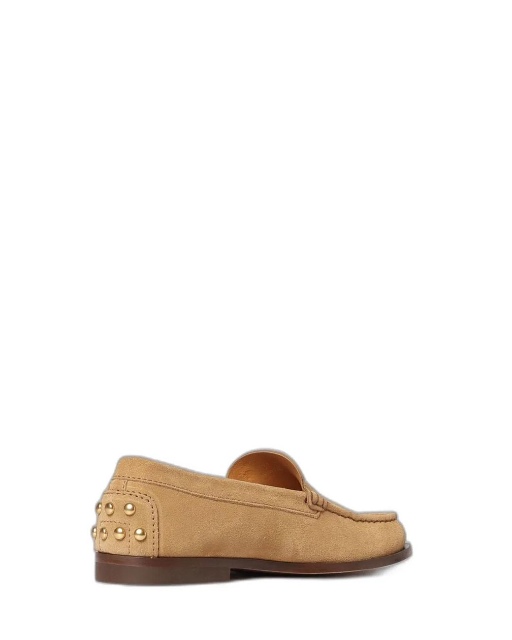 Tod's White Suede Leather Loafers