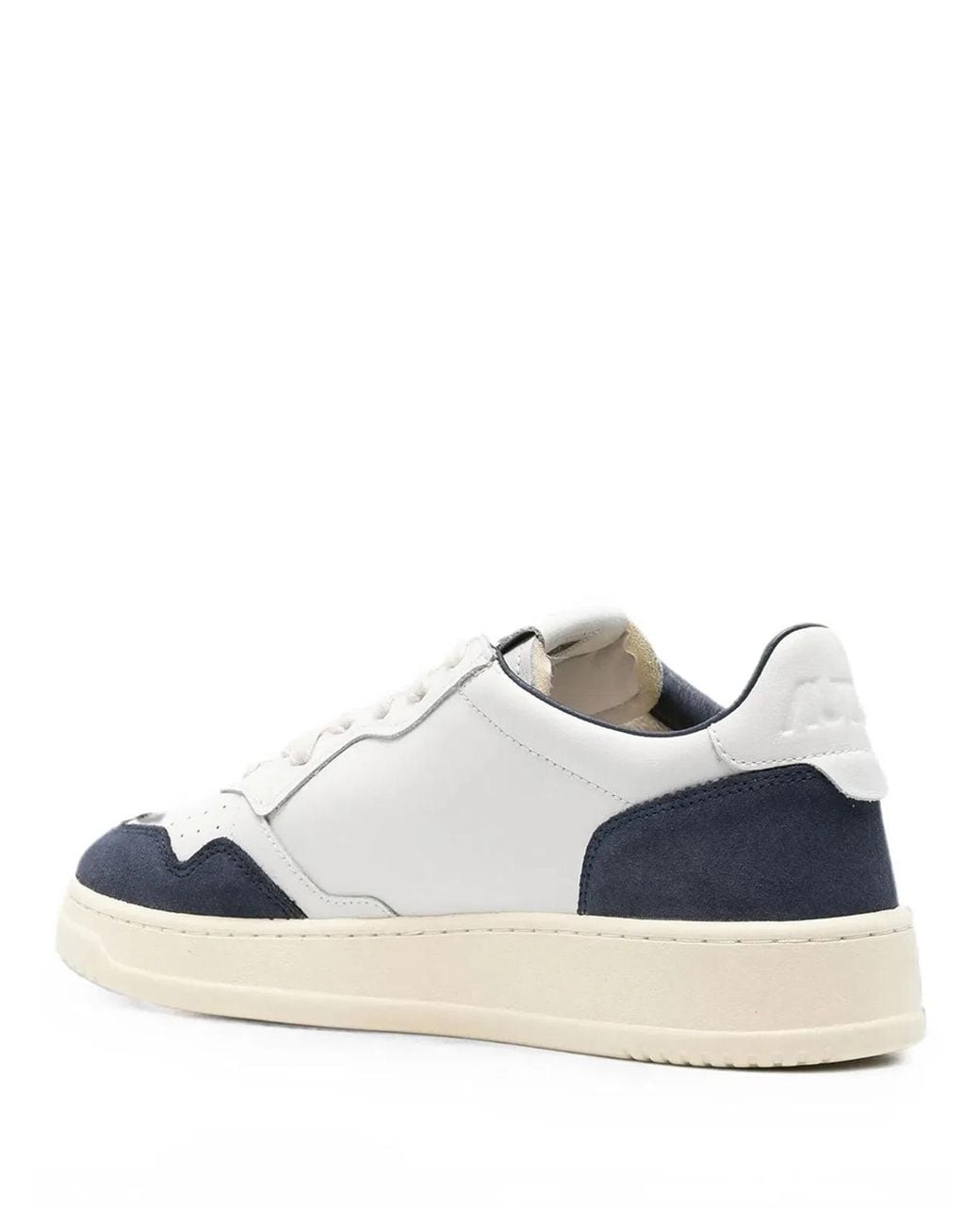 Autry White Medalist Low Sneakers for men