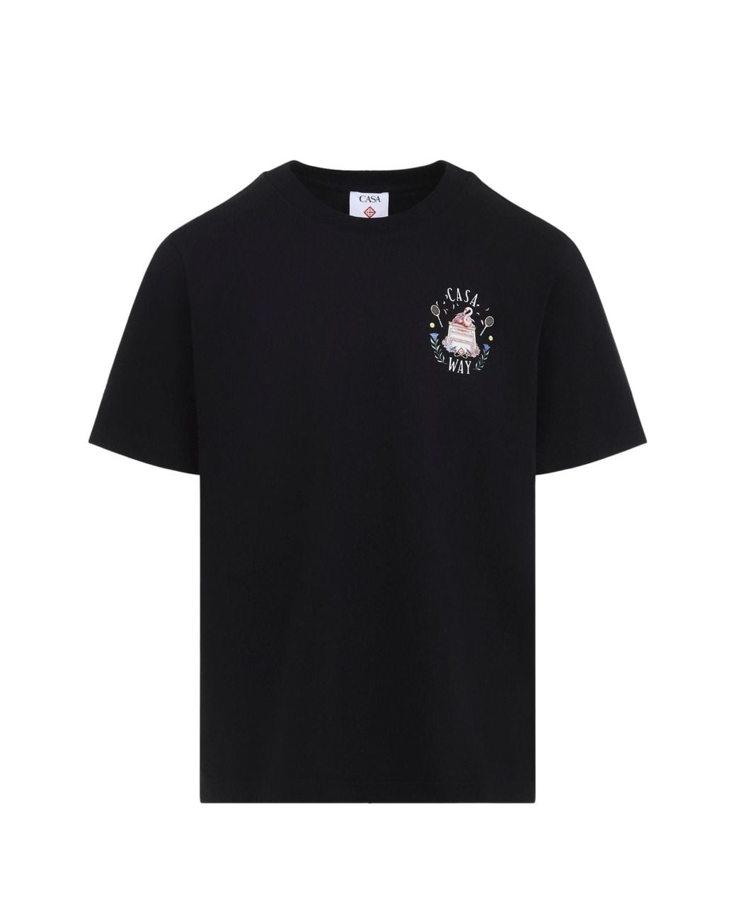 Casablanca Black Casa Way Graphic T-Shirt for men