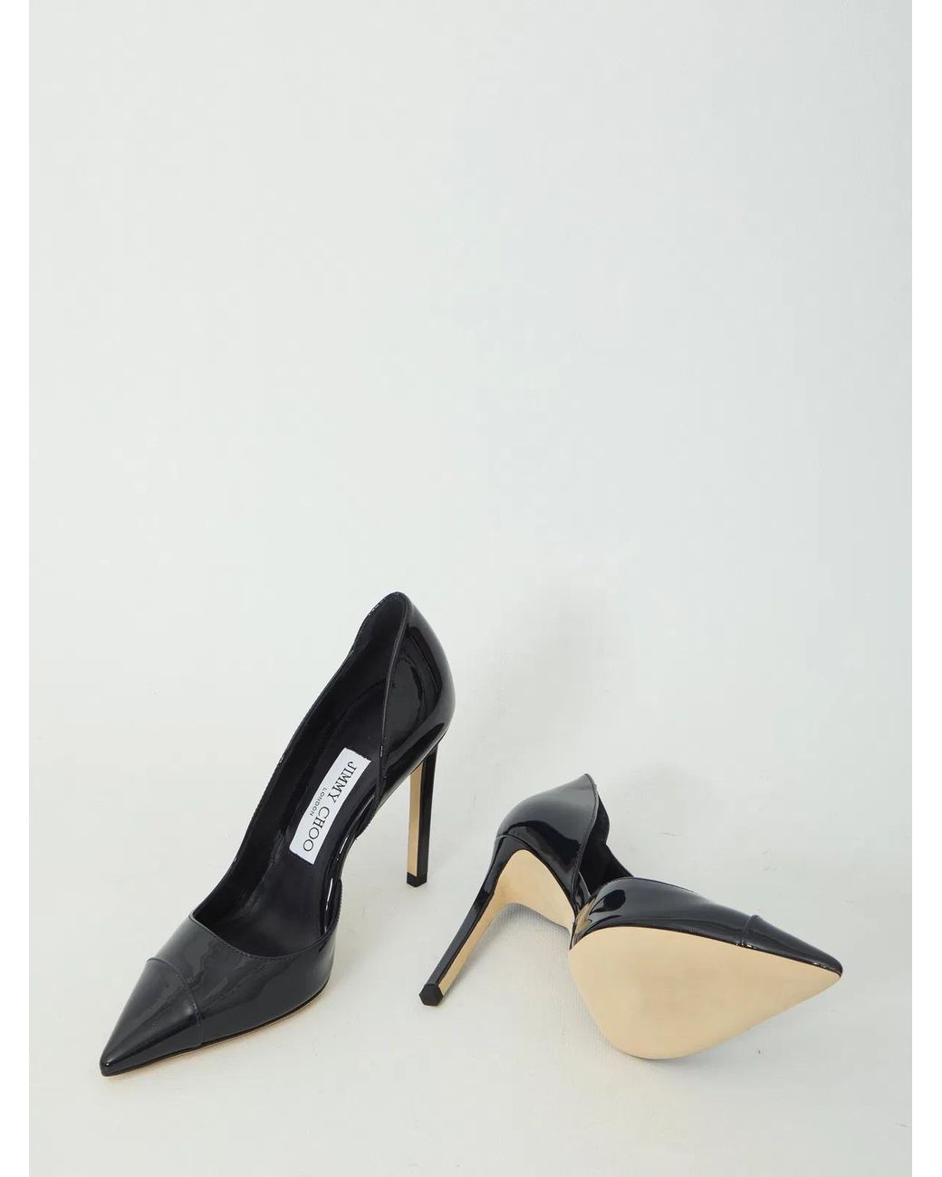 Jimmy Choo Black Brigitte 100 Pumps