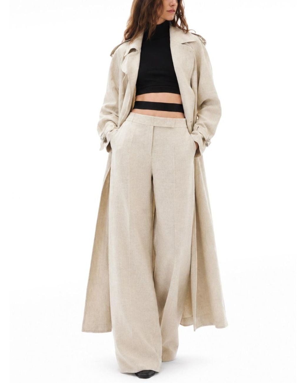 Max Mara Gray Spolverino Doppiopetto
