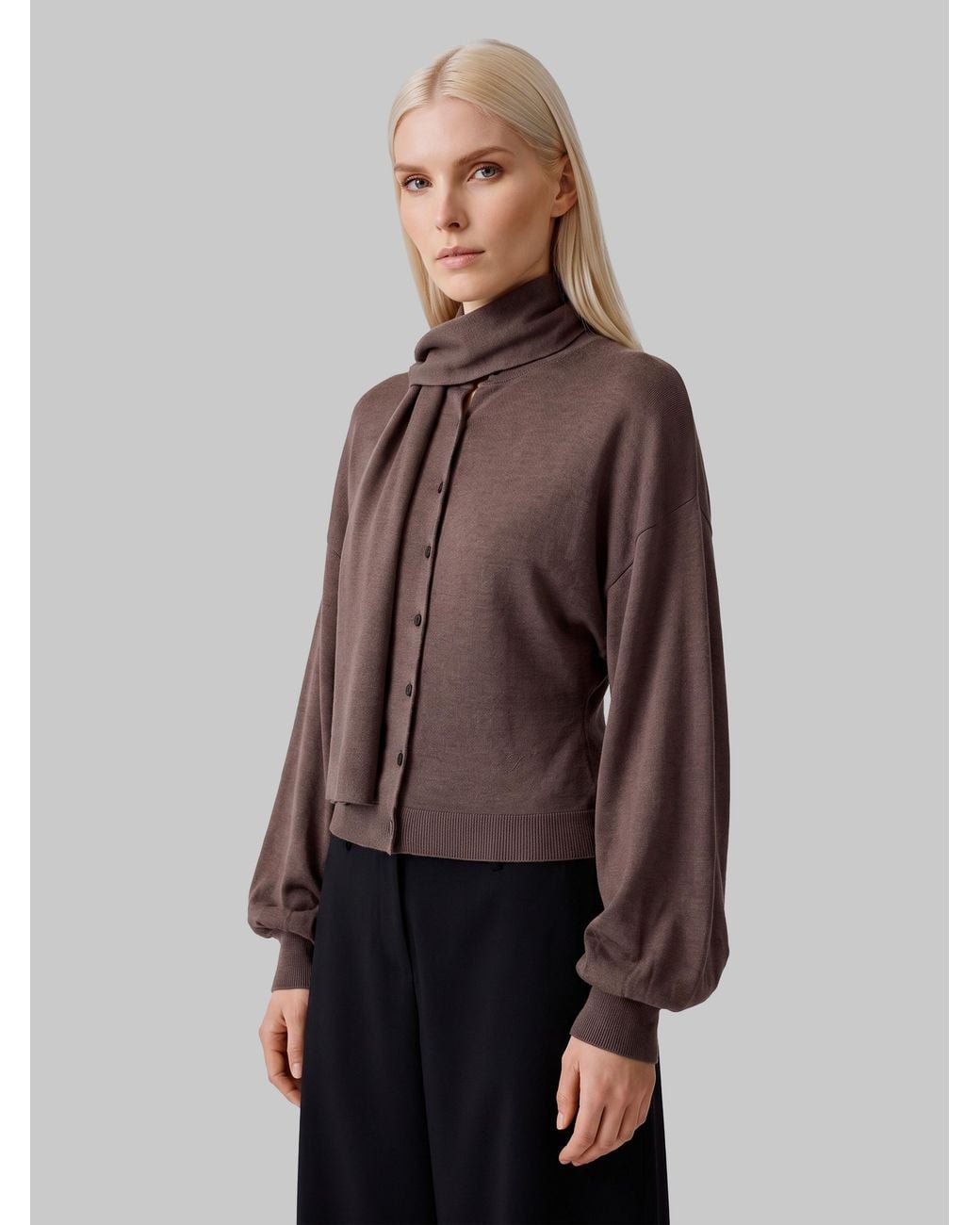 Jacquemus Brown Losange Cardigan