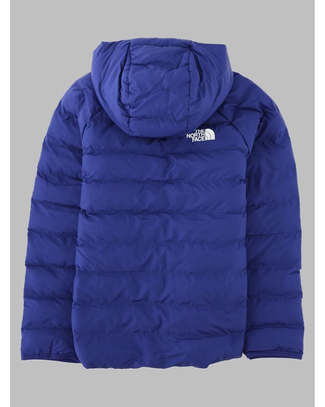 The North Face Blue Mini Reversible Hooded Jacket For Kids