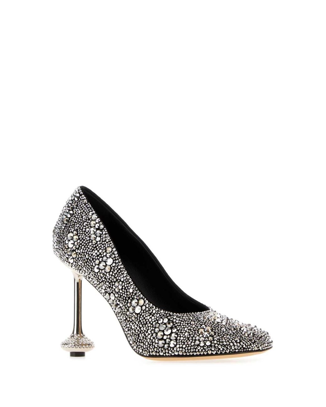 Loewe Metallic Toy Pump 90 Embossed Heels