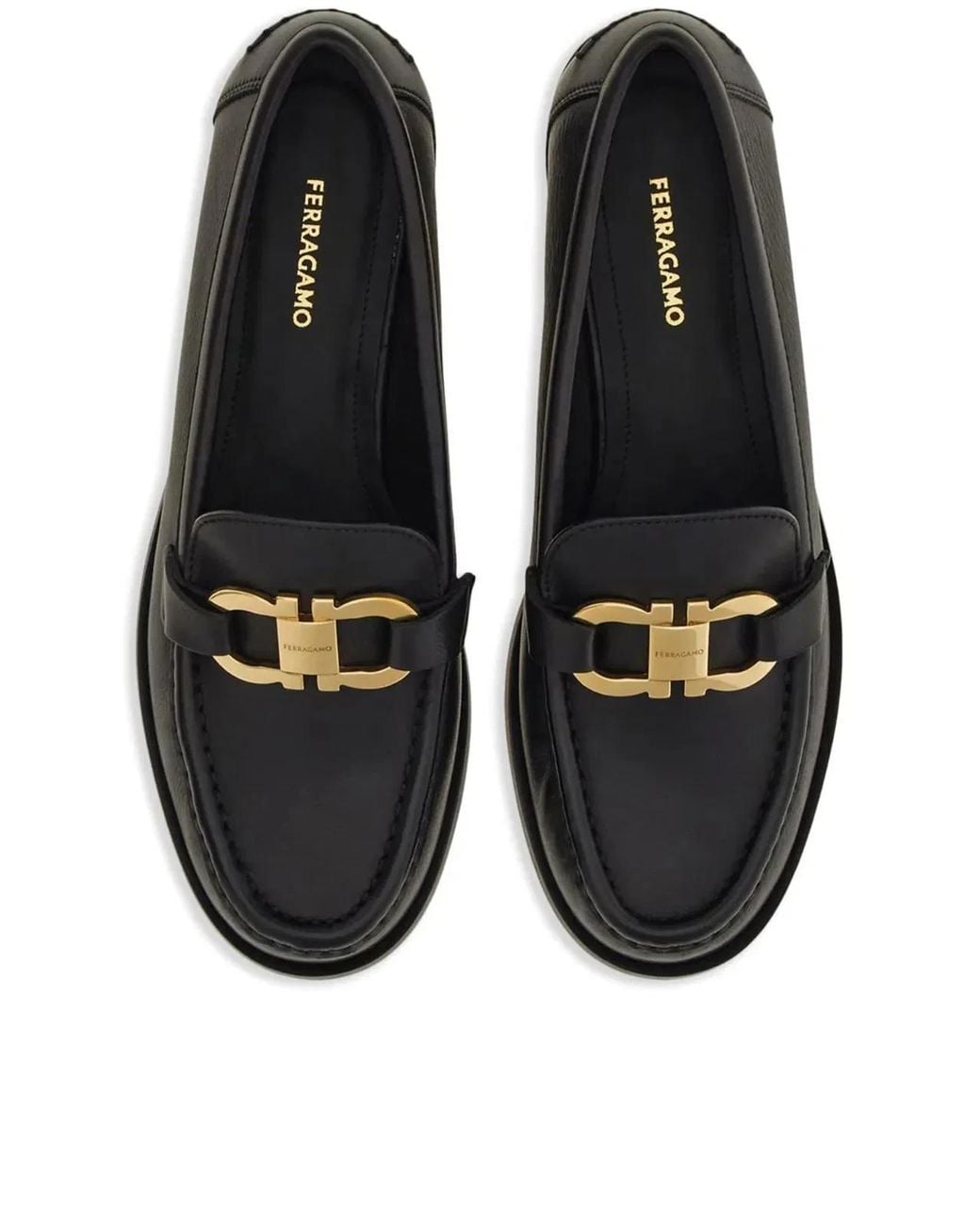 Ferragamo Black Maryan 2 Shoes