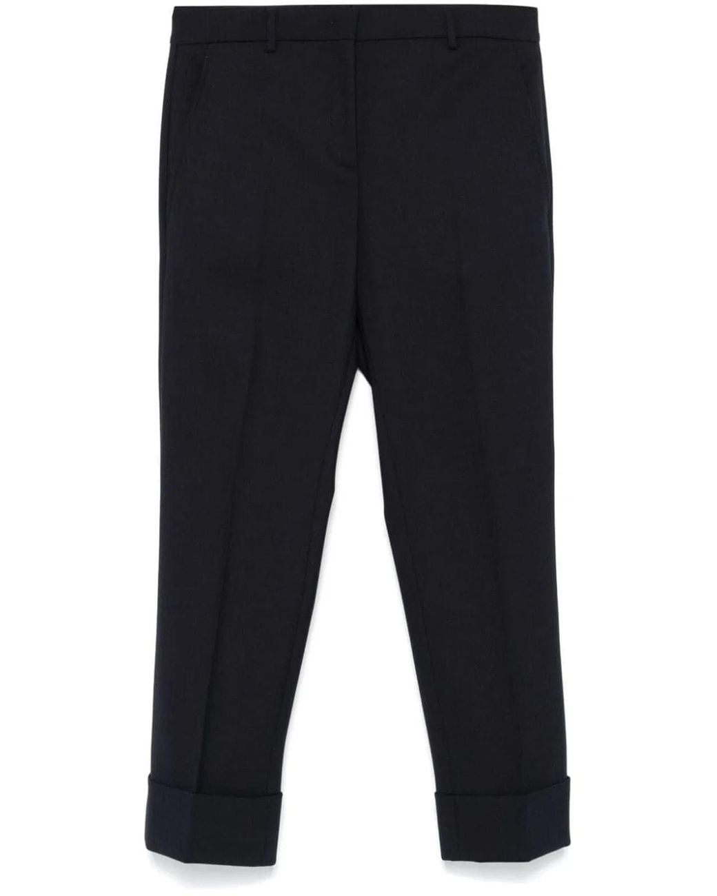 Incotex Blue Cropped Trousers