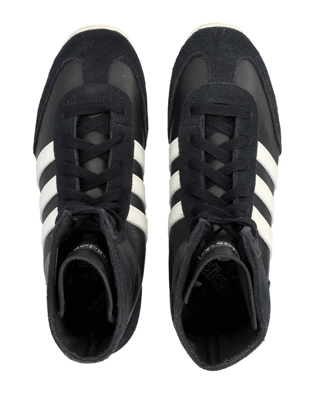 Adidas Originals Black Japan H High-Top Suede Sneakers