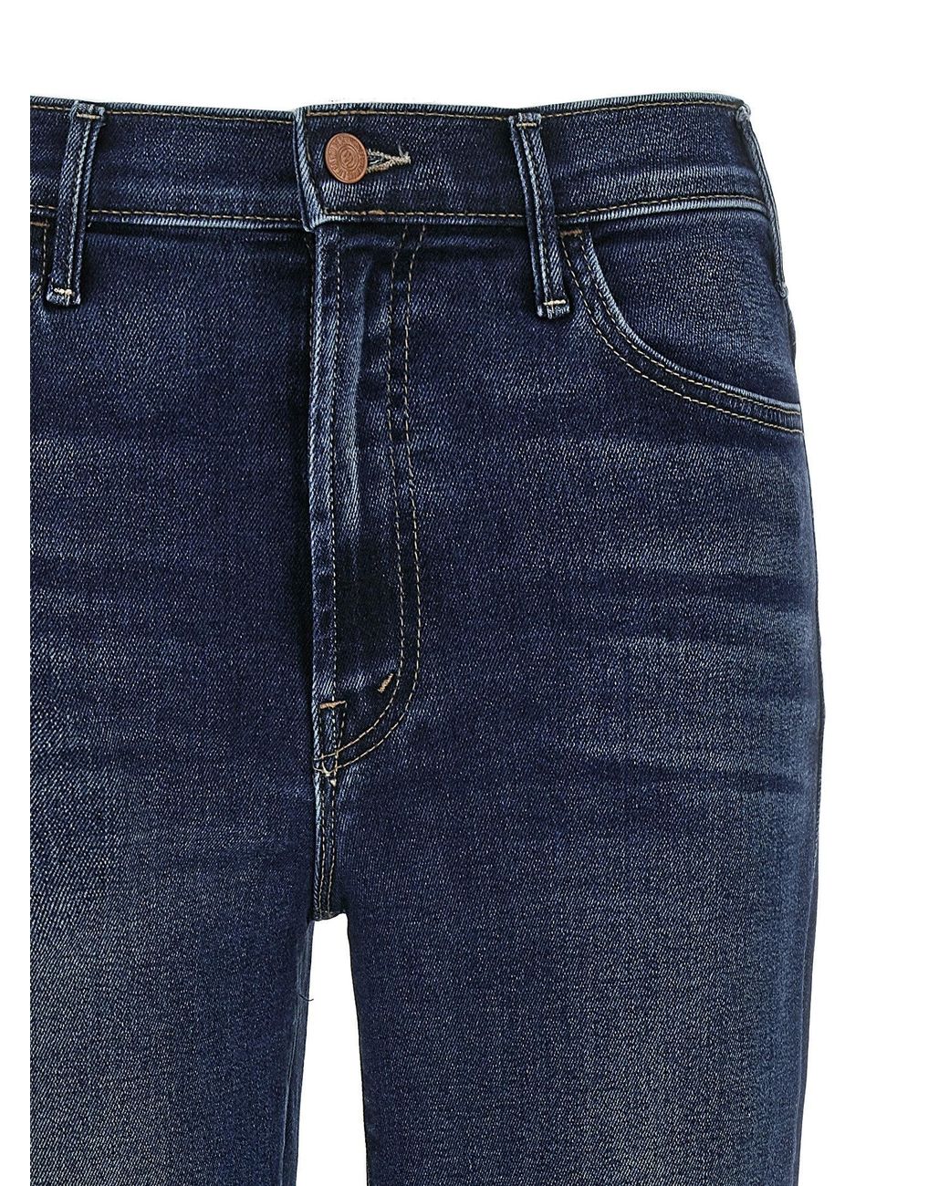 Mother Blue 'The Hustler Ankle' Jeans