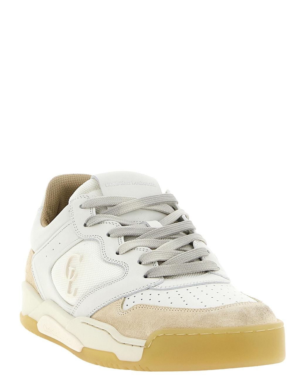 Christian Louboutin White 'Bsktball 1 Retro' Sneakers for men