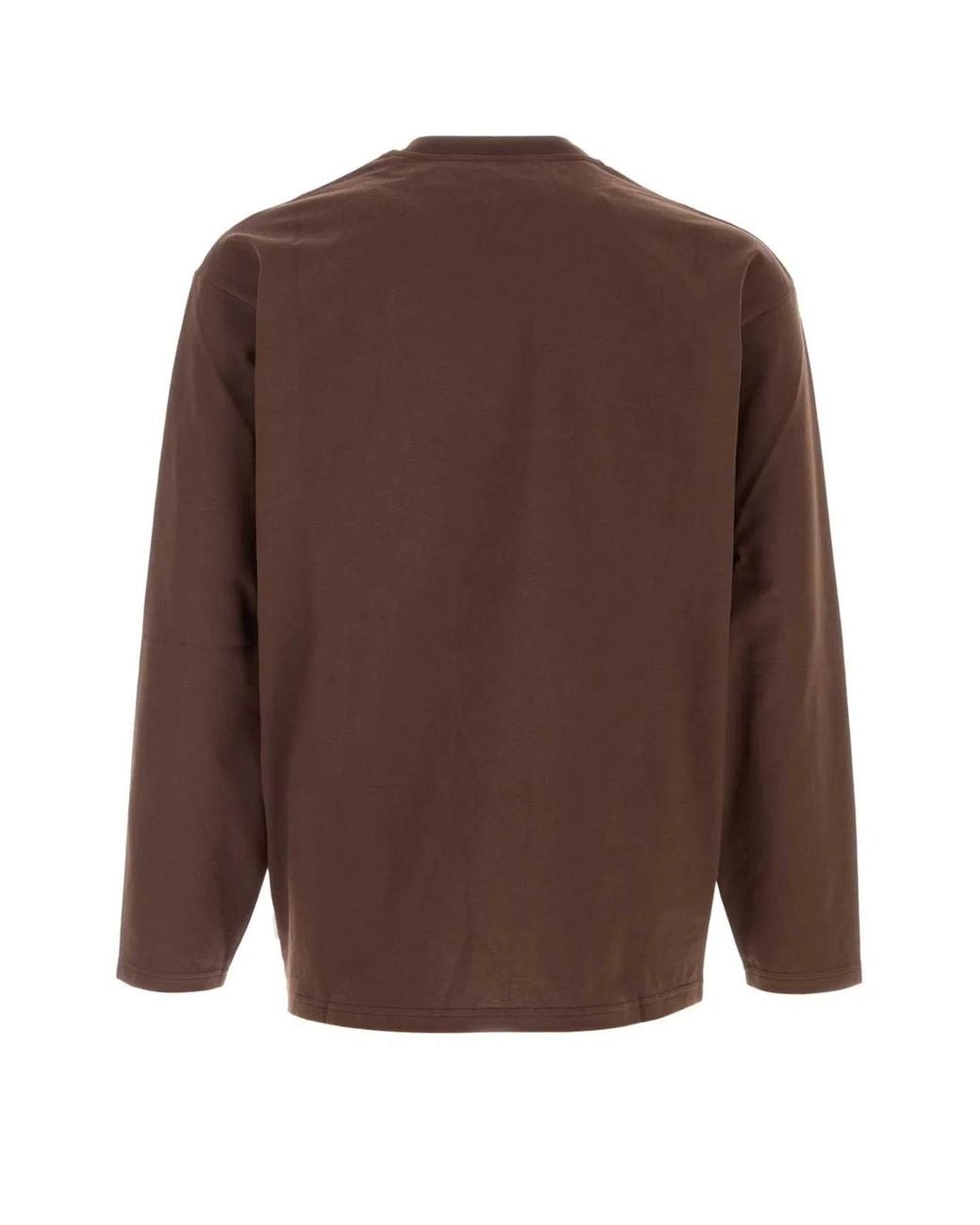 Jil Sander Brown Solid T-Shirt for men
