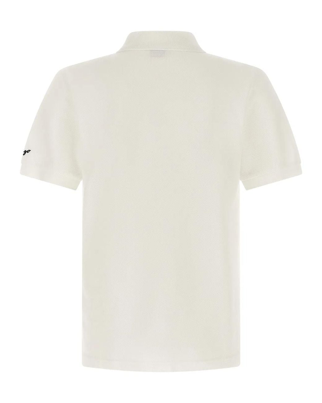 KENZO White Happy Tiger' Polo Shirt for men