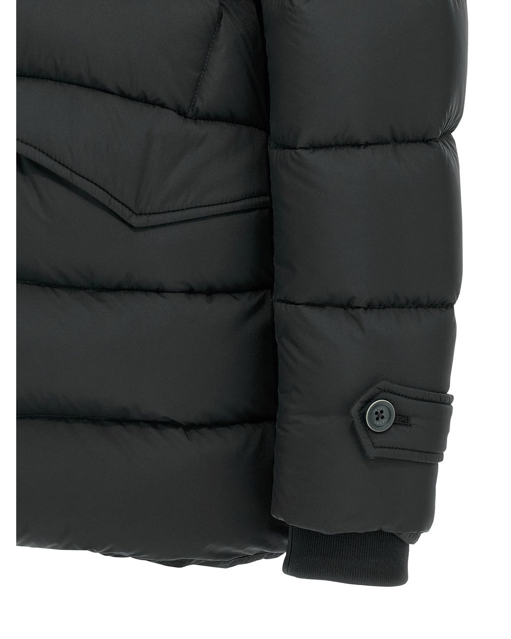 Herno Black 'L'Eskimo' Down Jacket for men