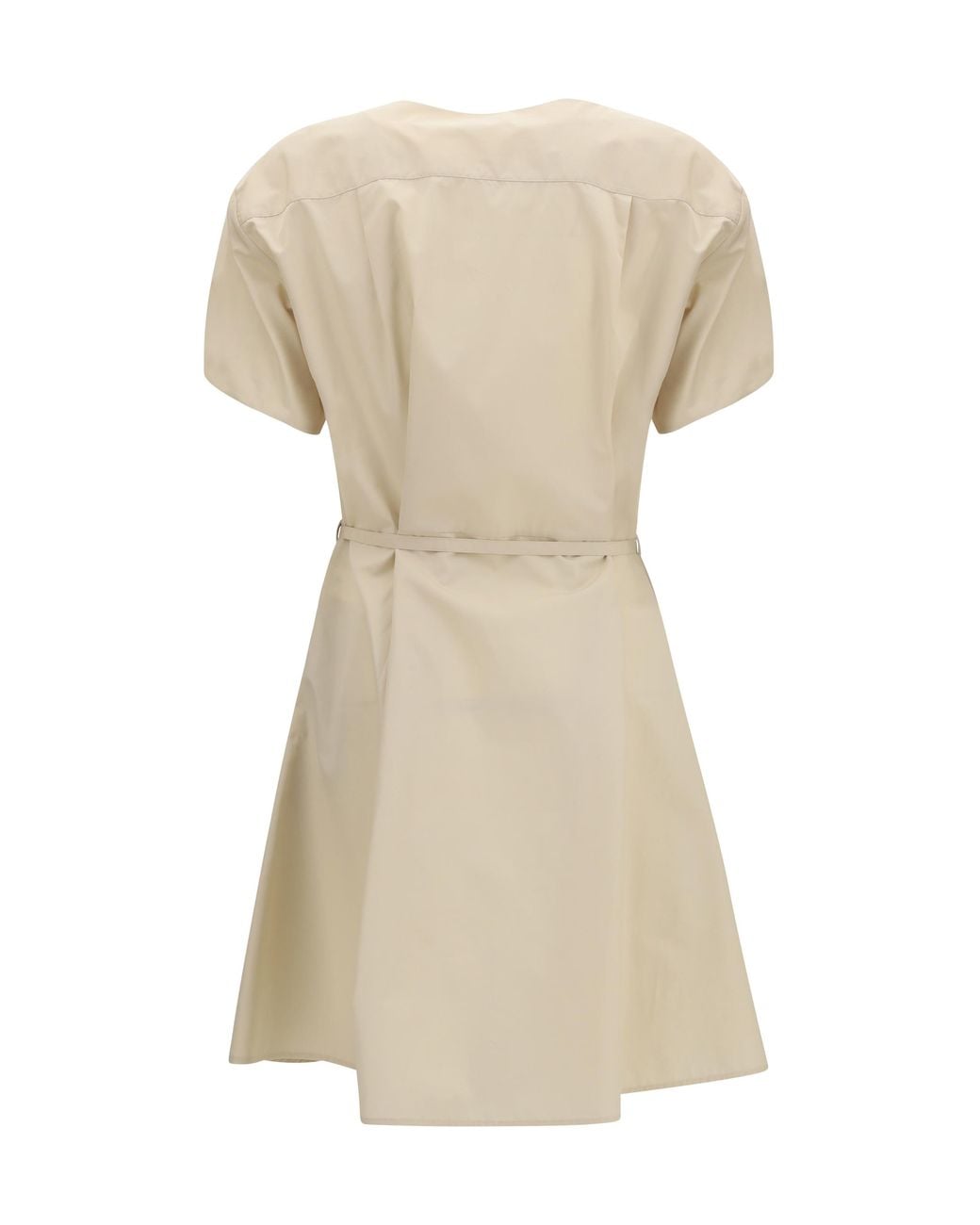 Loewe Natural Lightweight Cotton Poplin Dress
