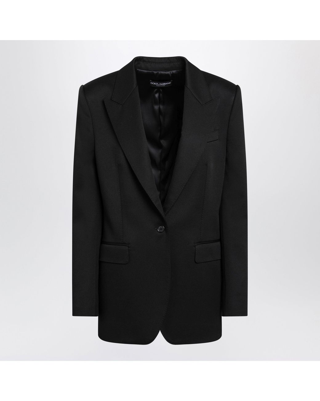 Dolce & Gabbana Black Dolce&Gabbana Single-Breasted Jacket