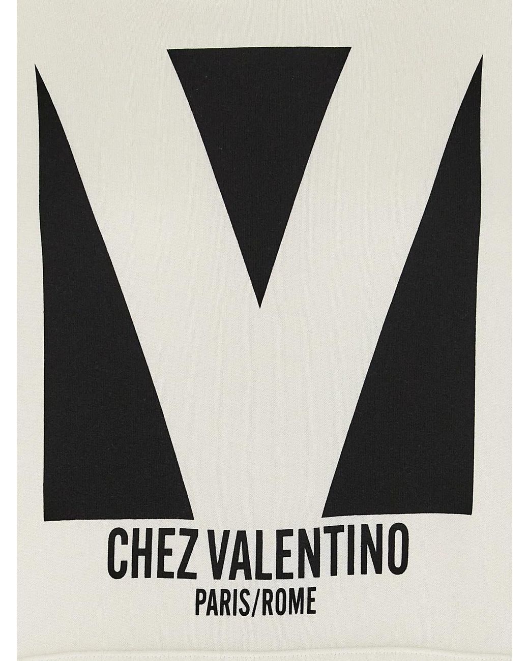 Valentino Garavani White Hoodie for men