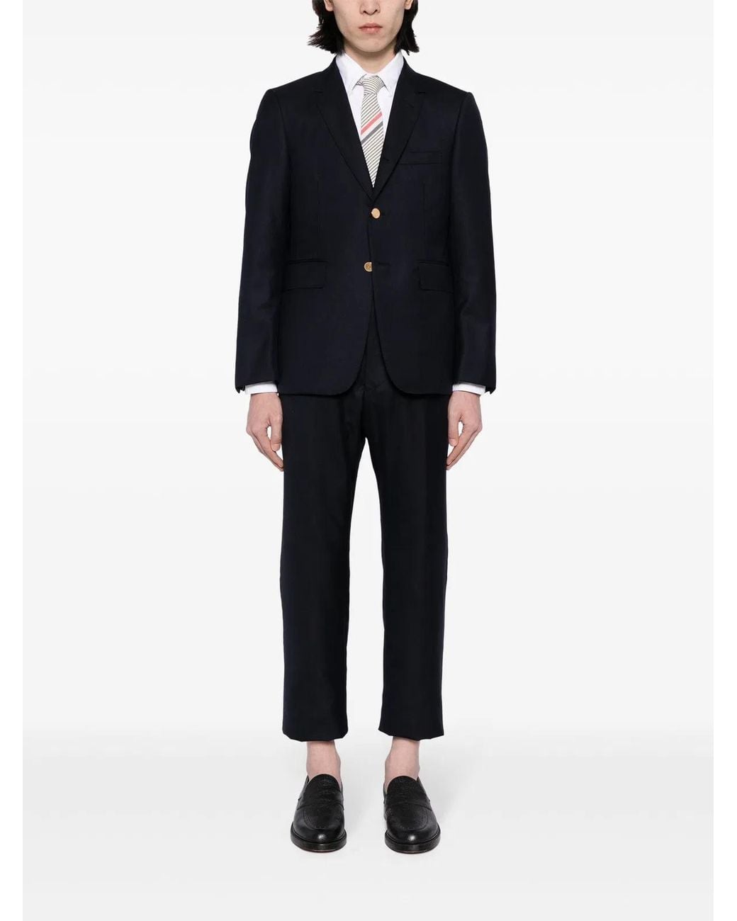 Thom Browne Blue Classic Twill Sport Wool Blazer for men