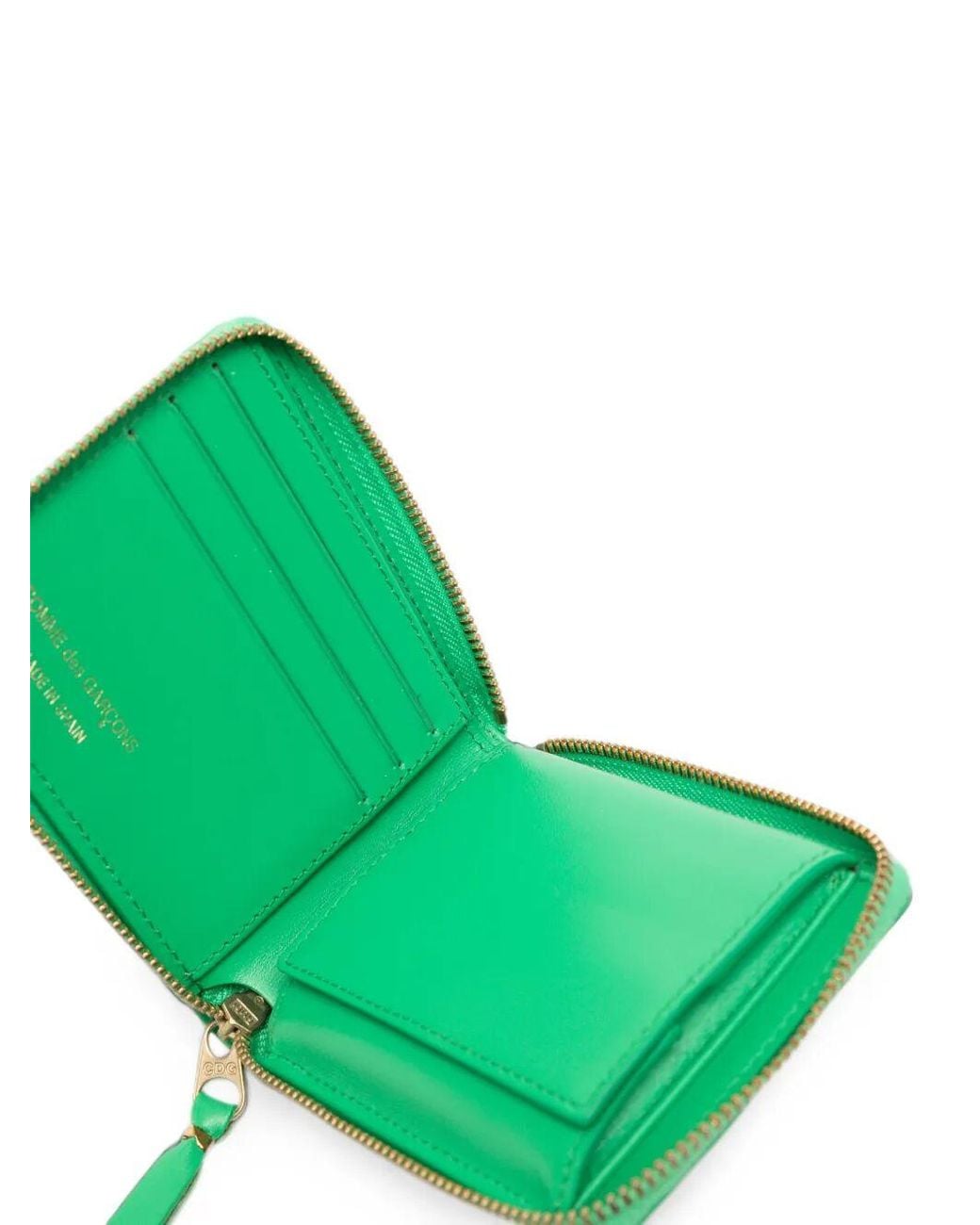 Comme des Garçons Green "Classic Leather Line 110X85 Mm" Wallet for men
