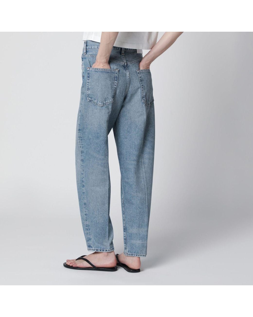 Agolde Blue 80's High-Rise Jeans