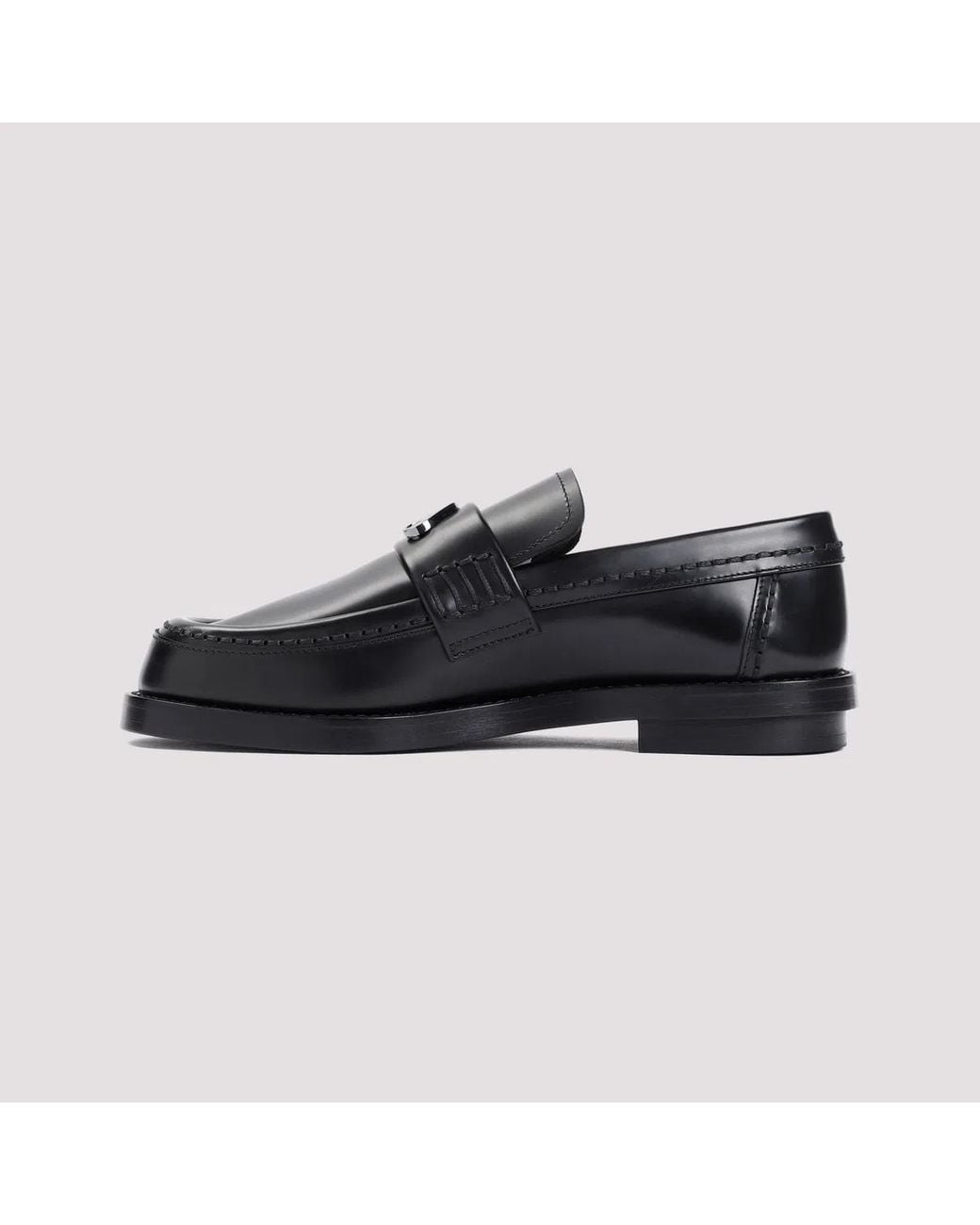McQueen Black Seal Loafers