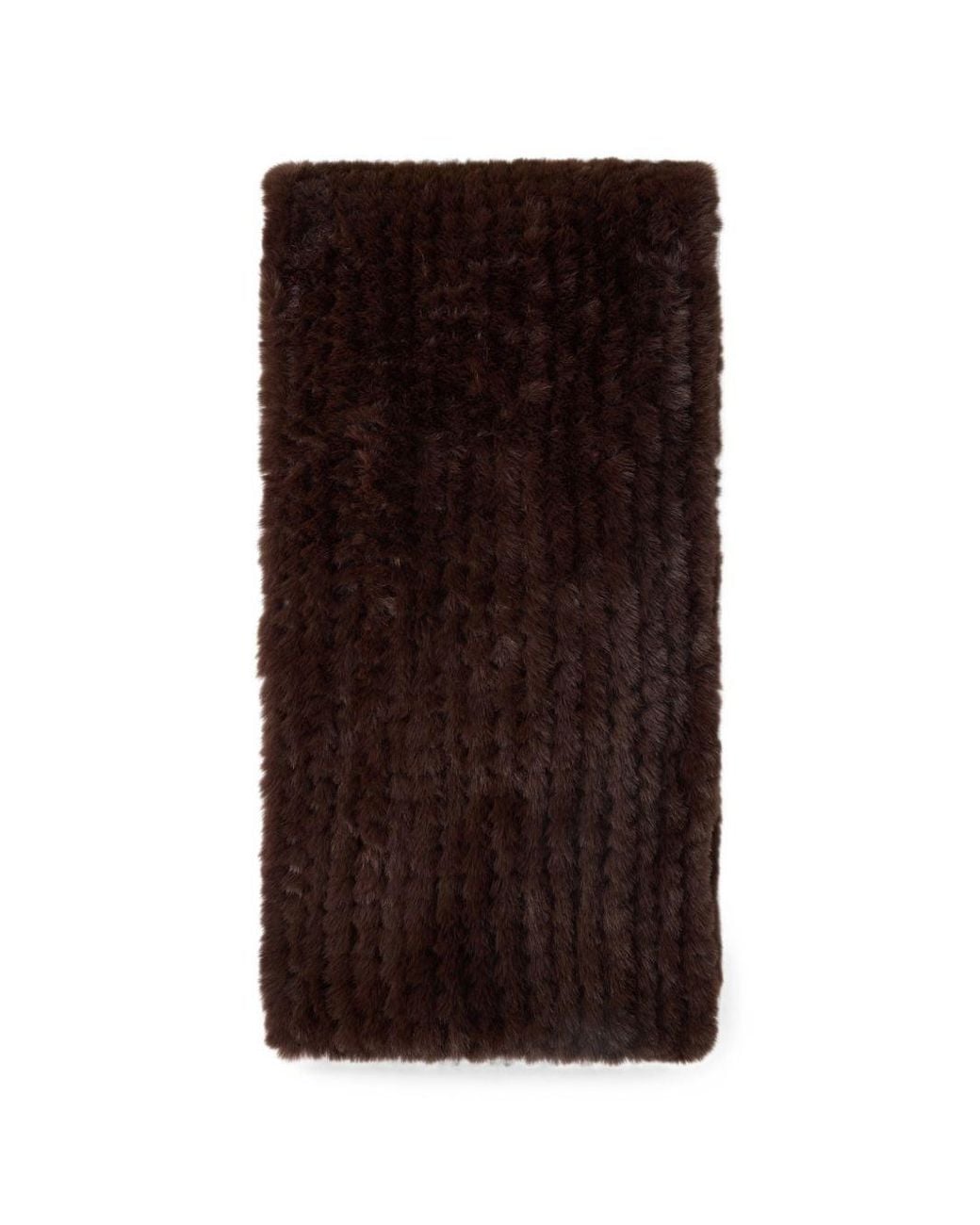 Pinko Brown Furry Scarf