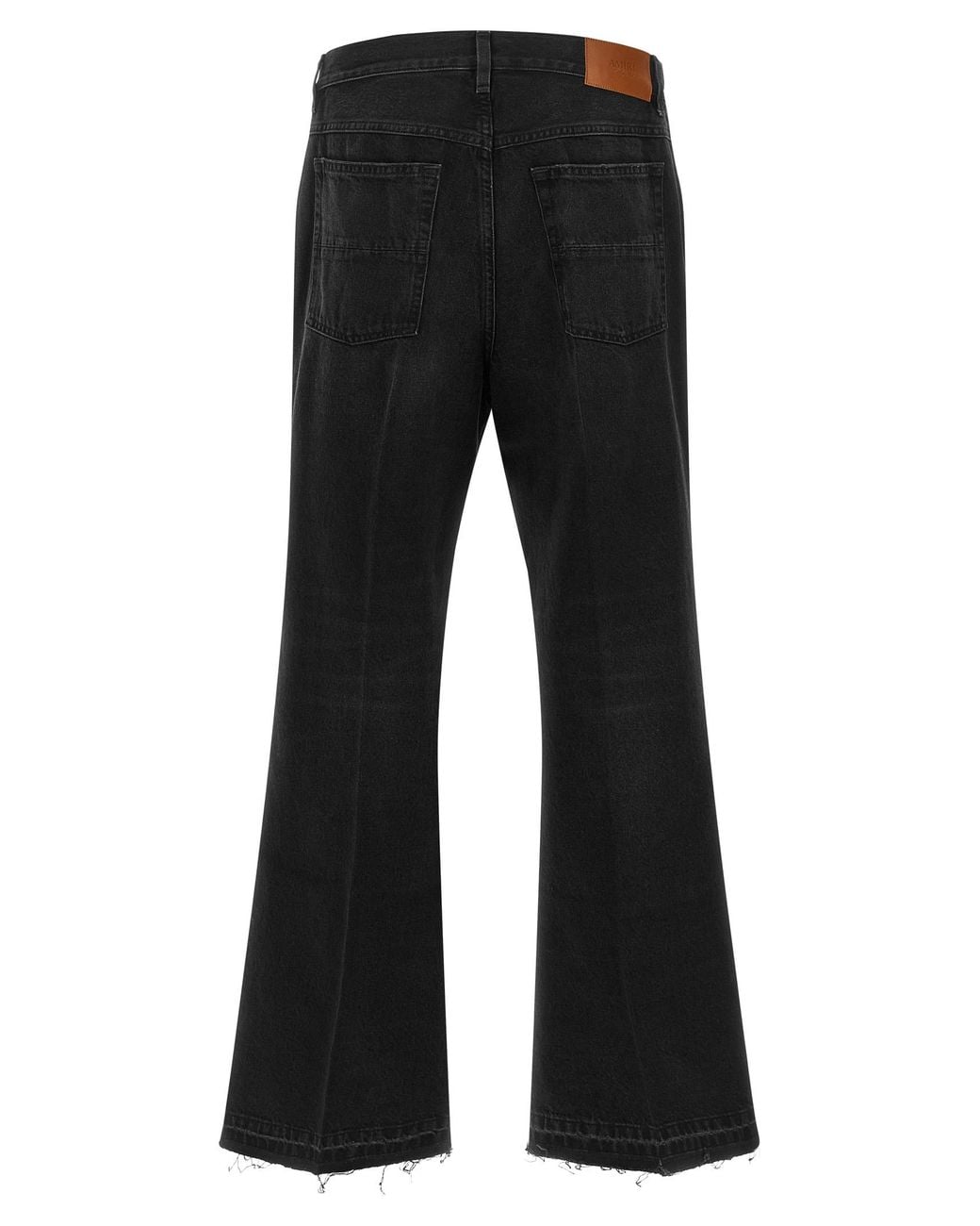 Amiri Black Flared Leg Jeans for men