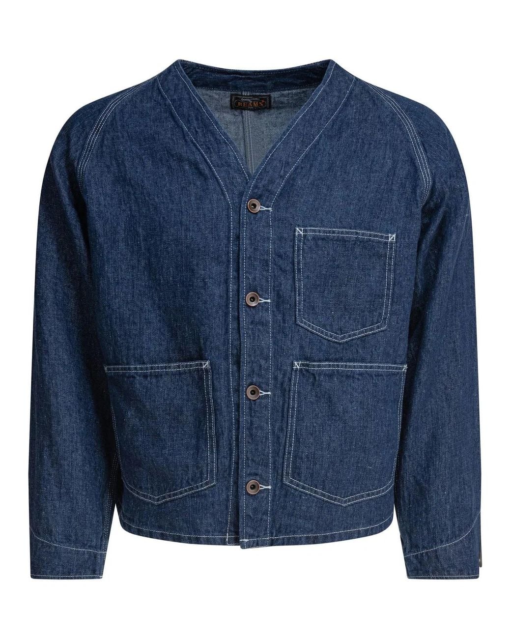 Beams Plus Blue "Engineer" Denim Jacket for men