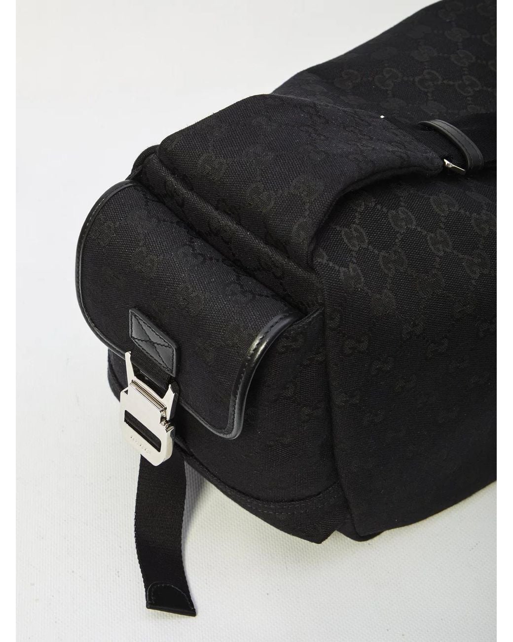 Gucci Black Polyester Cotton Crossbody Bag for men
