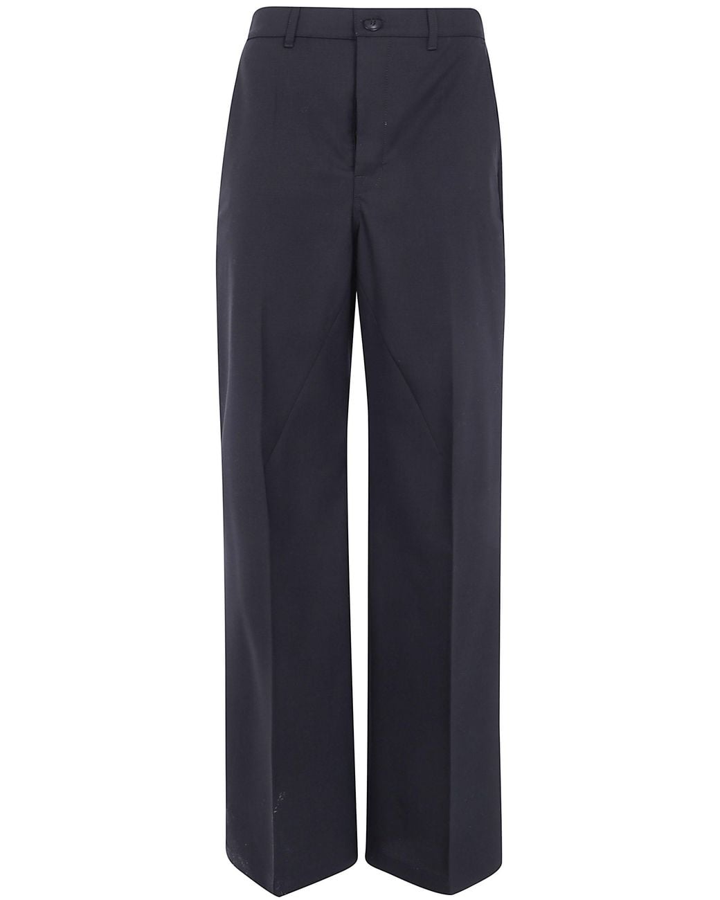 Rick Owens Blue Tailored Pants