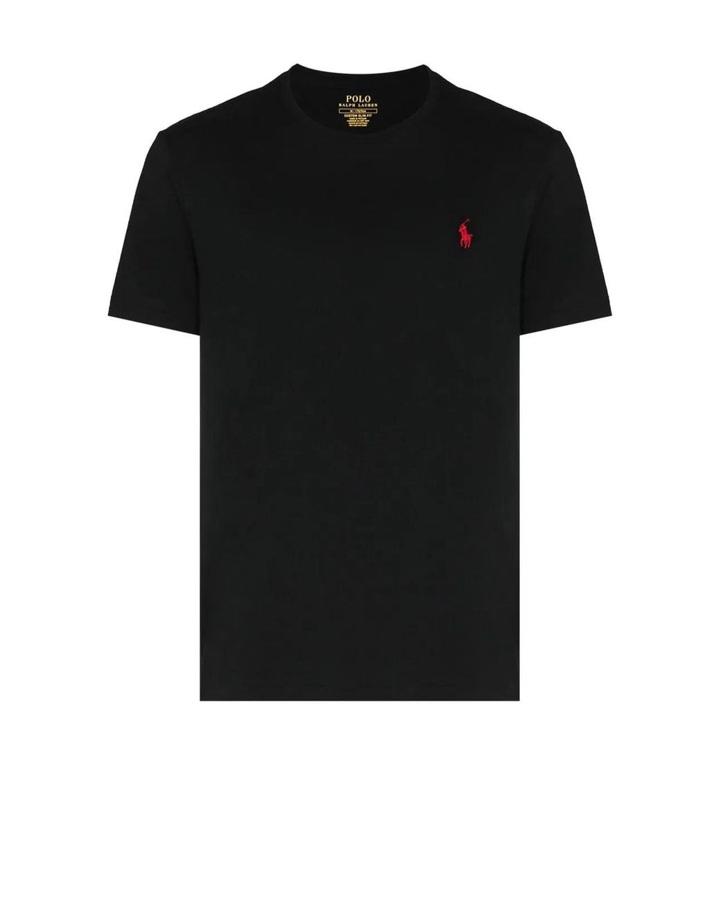 Polo Ralph Lauren Black Cotton T-Shirt for men