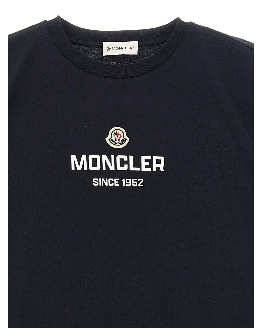 Moncler Black Enfant Logo T-Shirt