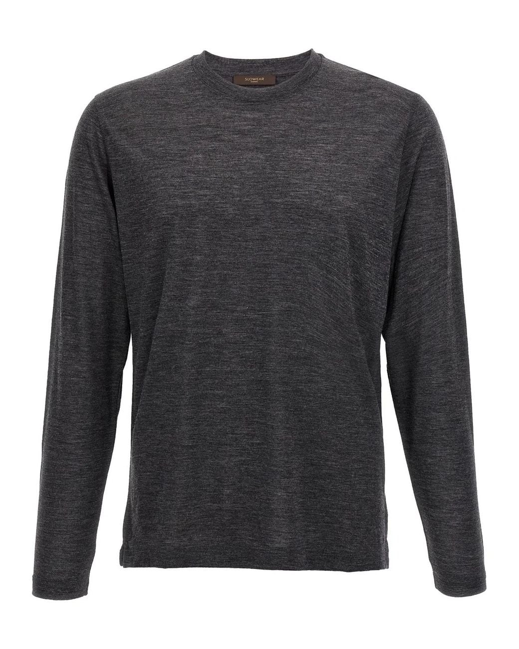 Zanone Gray Light Wool T-Shirt for men