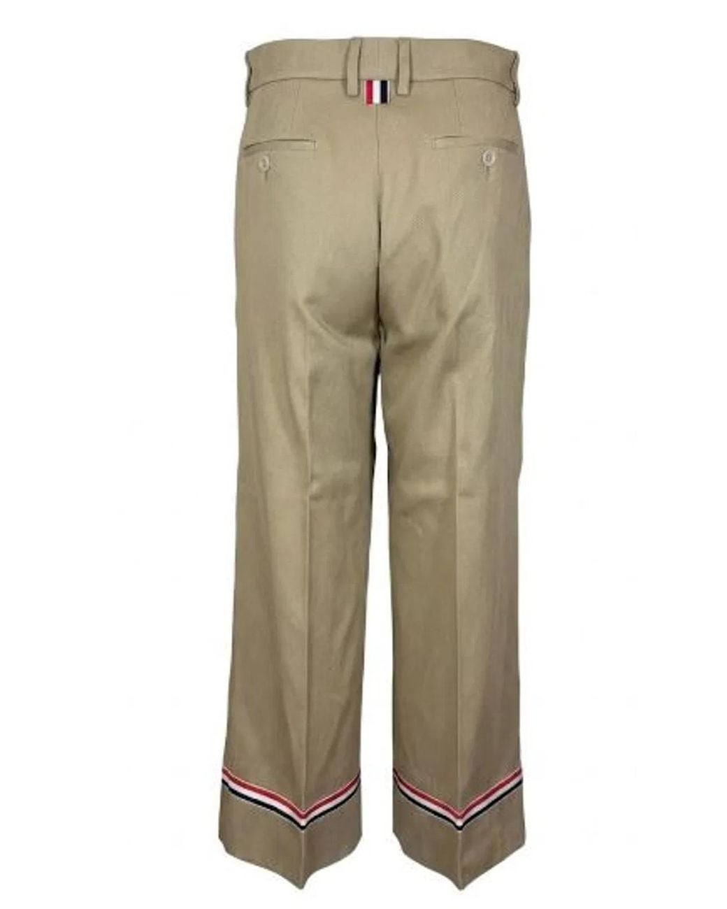 Thom Browne Green Wool Trousers
