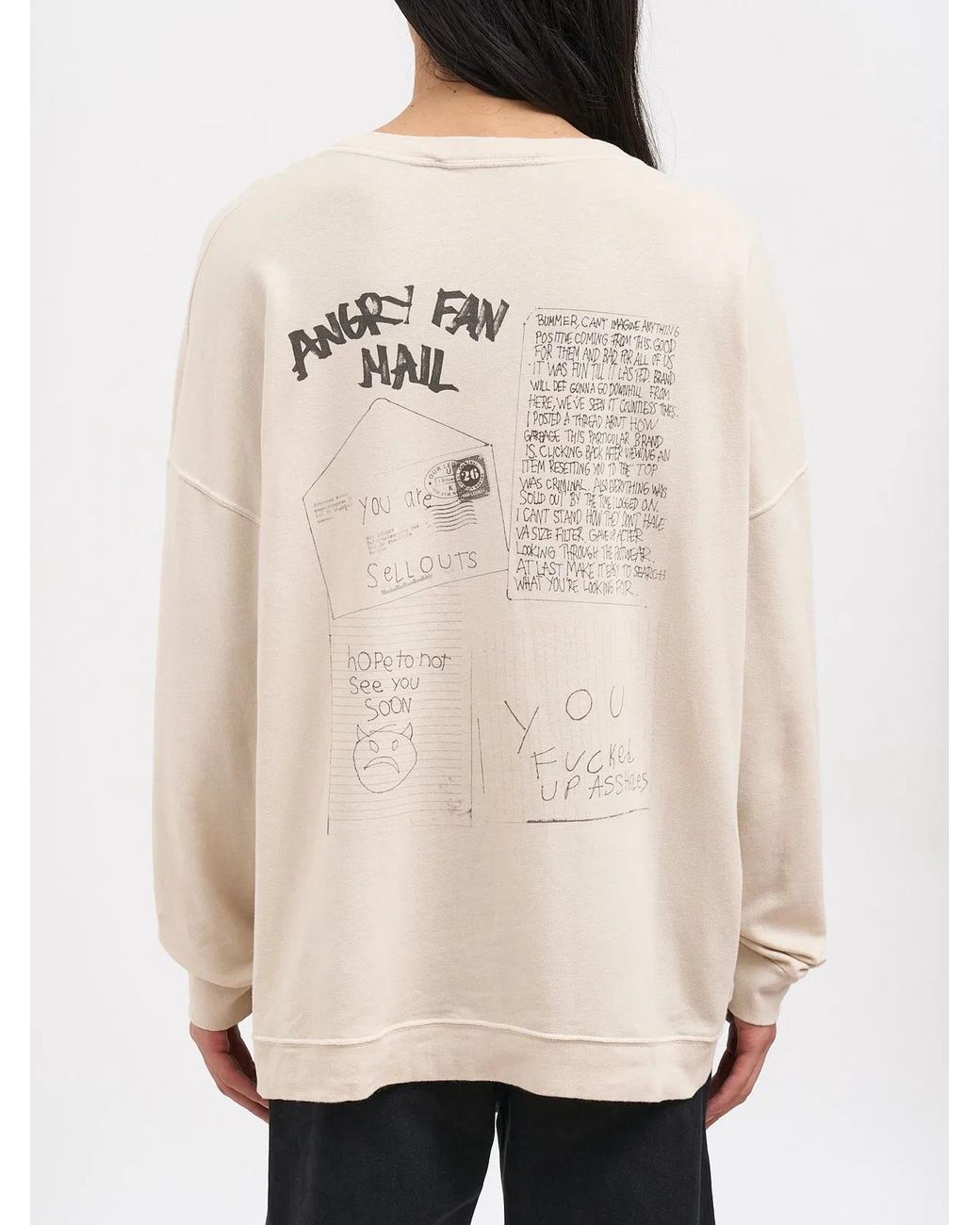 Our Legacy Natural Slack Cotton Sweatshirt for men