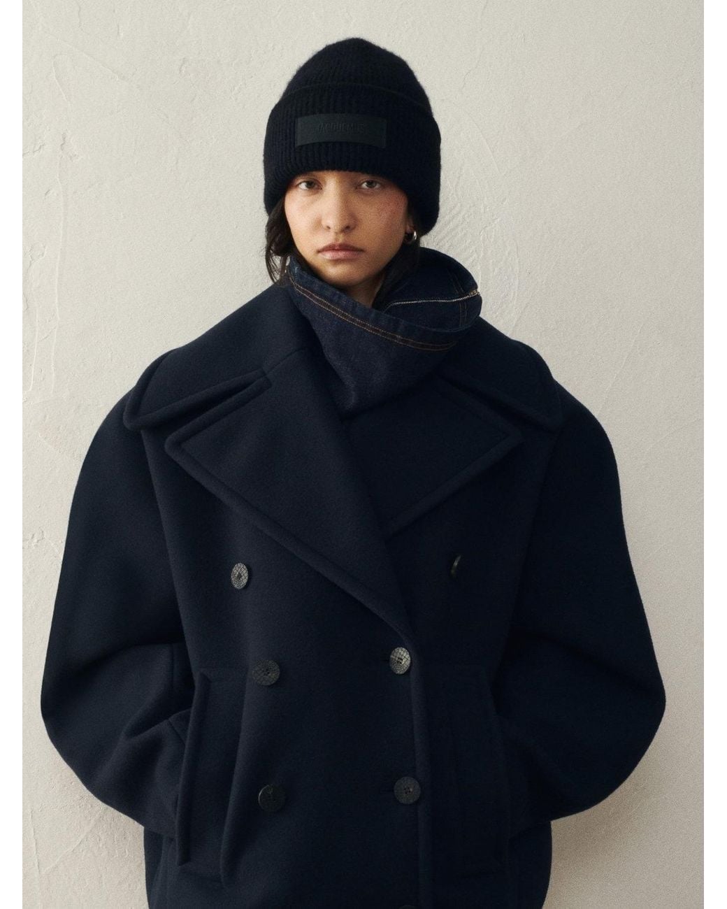 Jacquemus Black Le Bonnet Gros Grain for men