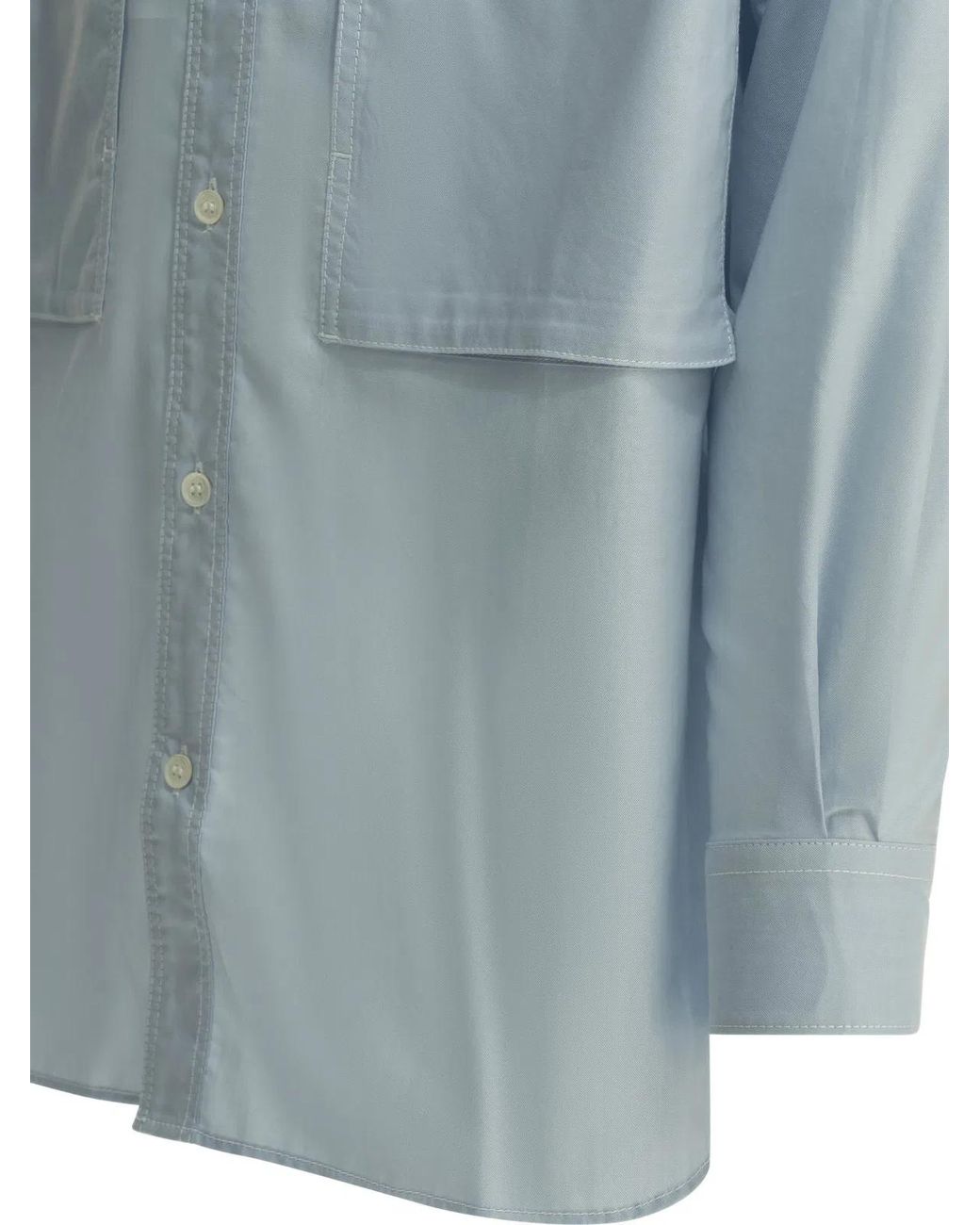 Comme des Garçons Blue Comme Des Garçons Homme Plus Casual Shirt With Patch Pockets for men