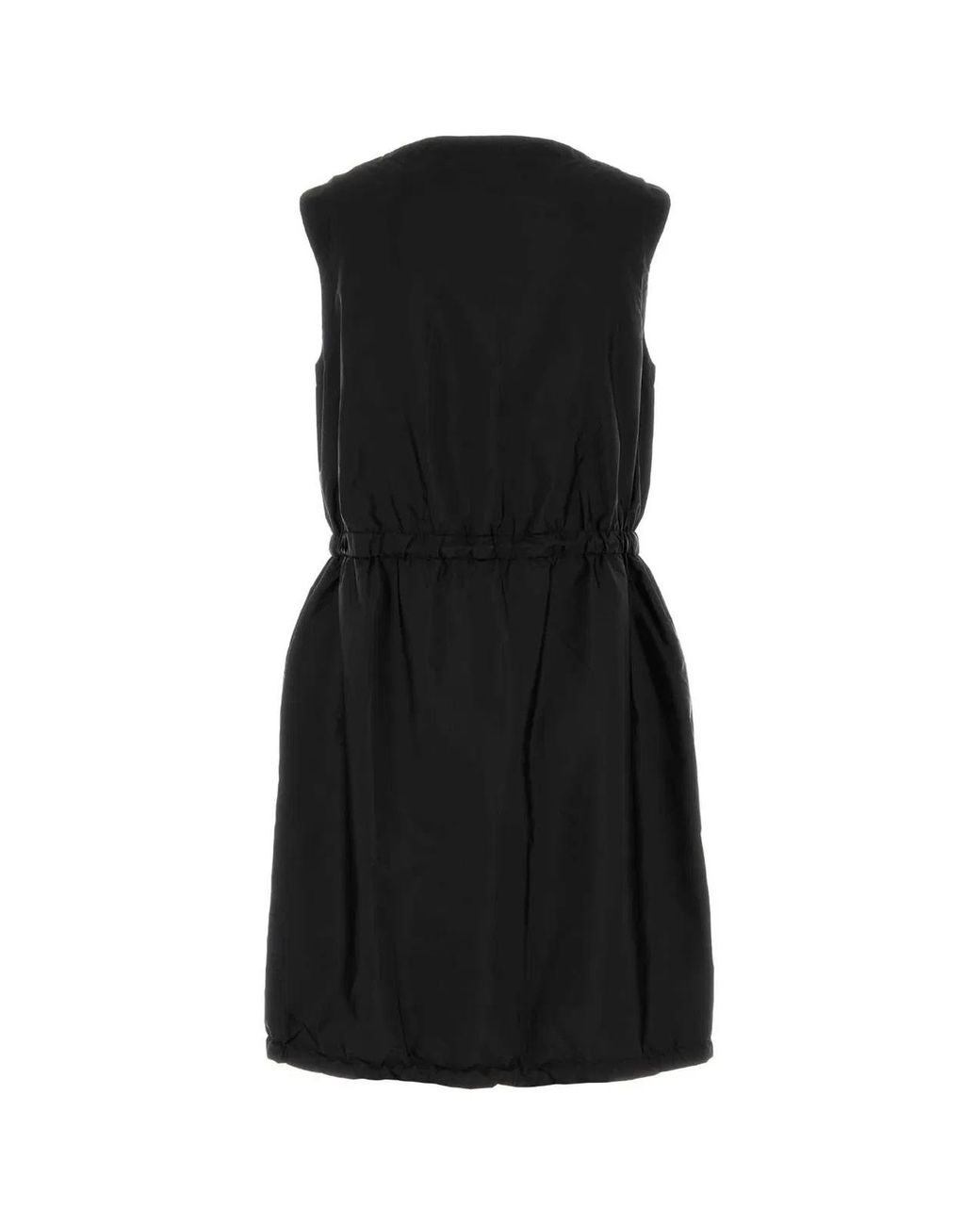 Prada Black Round Neck Mini Dress