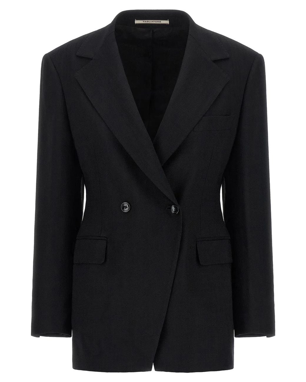 Tagliatore Black Double Breasted 'Astra' Dress
