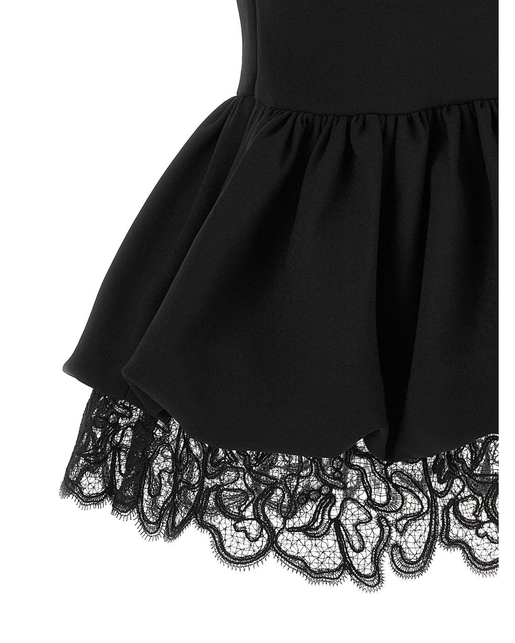 ROTATE BIRGER CHRISTENSEN Black Rotate Birger Christensen Peplum Top
